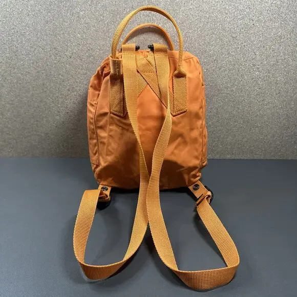 Fjallraven Kanken Mini Backpack Spicy Orange 5-Pocket Everyday Outdoor Pack - Picture 4 of 15